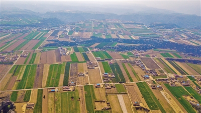 西峰區農田航拍