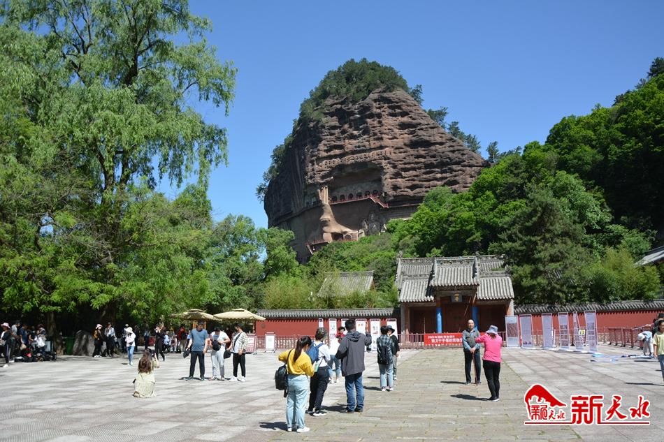 天水移動5G信號覆蓋麥積山景區 國際博物館日助力敦煌研究院全球直播