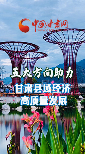 圖解|五大方向助力甘肅縣域經濟高質量發展