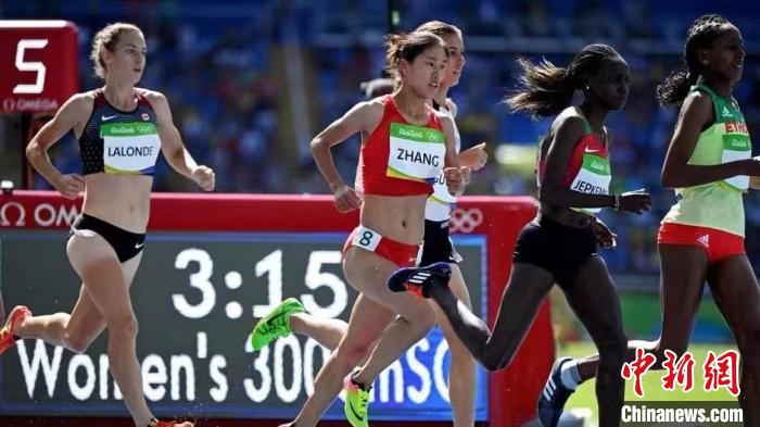 2016年8月，中國選手張新艷參加里約奧運會田徑女子3000米障礙賽預賽。(資料圖) 受訪者供圖