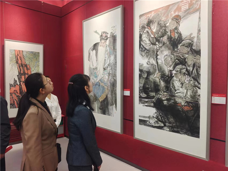 2023年5月，甘肅省紀(jì)委監(jiān)委機(jī)關(guān)、省委巡視辦、省文旅廳主辦，甘肅畫院承辦的甘肅省廉潔文化美術(shù)、書法、設(shè)計作品展開展，逾萬人參觀。.jpg