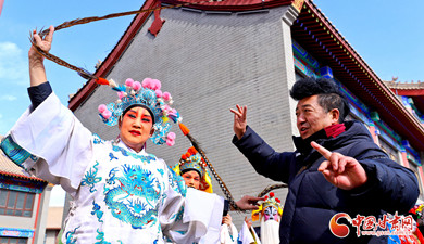 文化中國(guó)行|張掖：祁連山下秦腔大賽迎元宵