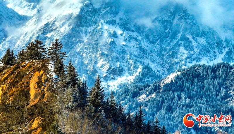 隴拍客丨雪落祁連山 壯美入畫來